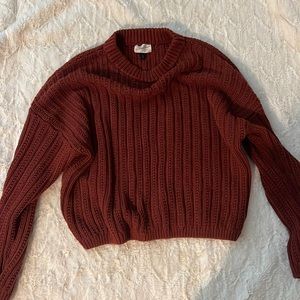 Universal thread (Target) burnt orange cable sweater